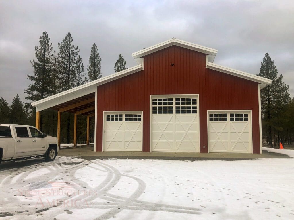 #10867 – Clear Span Monitor – Deer Park, WA | Steel Structures America