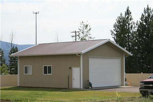 2' Roof Overhangs with Fascia and Soffits | Steel Structures America