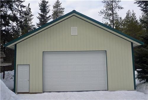 2' Roof Overhangs with Fascia and Soffits | Steel Structures America