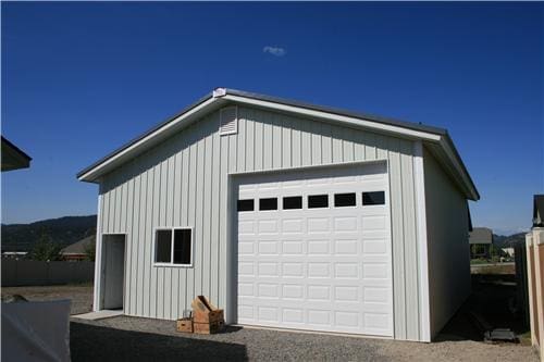 2' Roof Overhangs with Fascia and Soffits | Steel Structures America