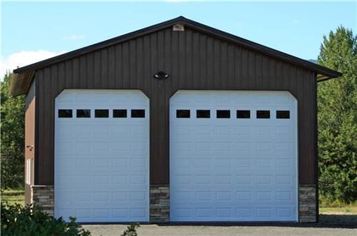 2' Roof Overhangs with Fascia and Soffits | Steel Structures America