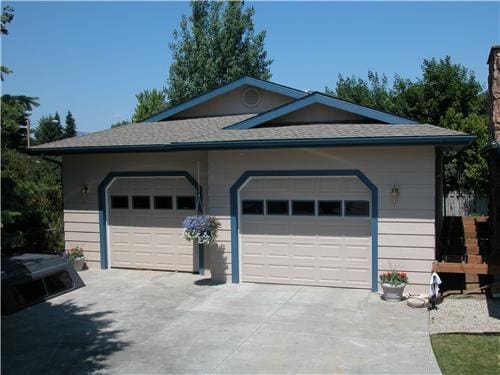 Custom 2 Car Garage #2053 – Hayden, ID | Steel Structures America