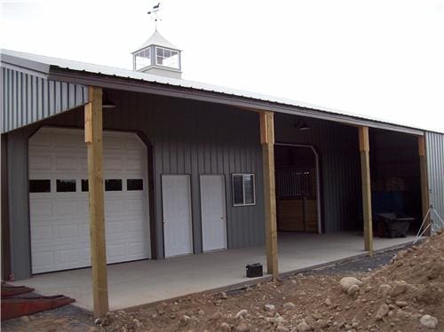 Large Custom Horse Barn #5269 | Steel Structures America