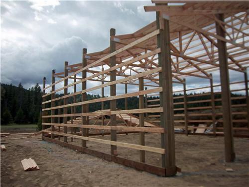 #5434 – Pole Building Shop – Loon Lake, WA | Steel Structures America