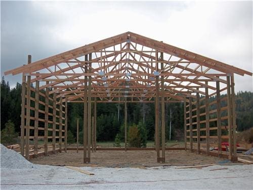 #5434 – Pole Building Shop – Loon Lake, WA | Steel Structures America