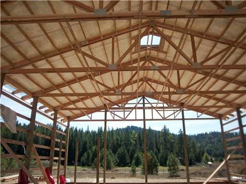 #5434 – Pole Building Shop – Loon Lake, WA | Steel Structures America