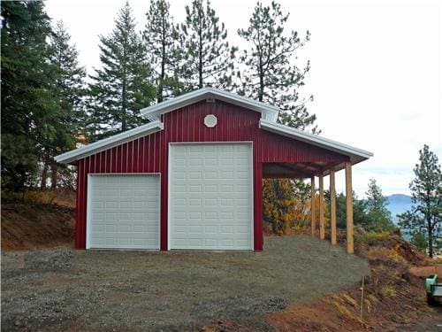 Monitor Steel Building #4752 – CDA, ID | Steel Structures America