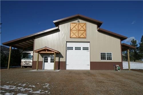 #5807 – Custom Shop with RV Storage – Rathdrum, ID | Steel Structures America