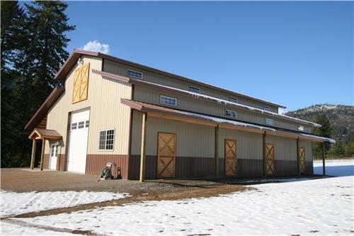#5807 – Custom Shop with RV Storage – Rathdrum, ID | Steel Structures America