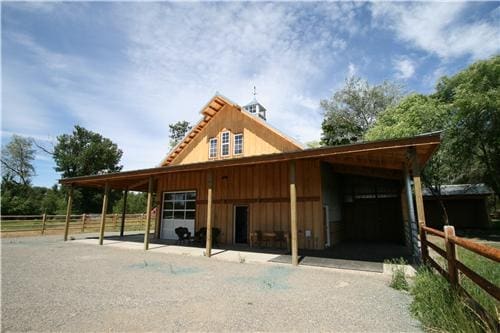 #5531 - Post and Rafter Barn with Loft | Steel Structures America