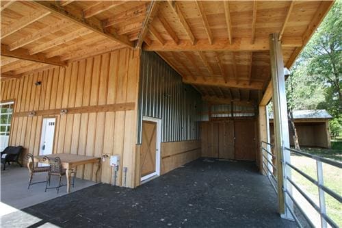 #5531 - Post and Rafter Barn with Loft | Steel Structures America