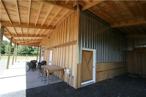 #5531 - Post and Rafter Barn with Loft | Steel Structures America