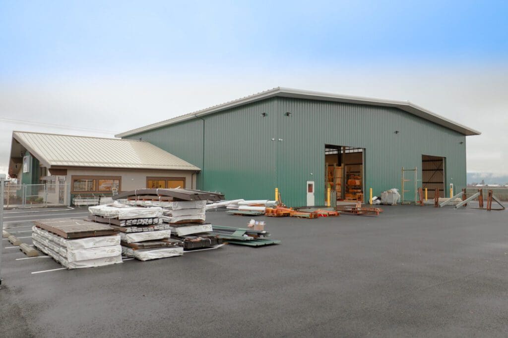 BMC West Lumber Yard & Warehouse Steel Structures America