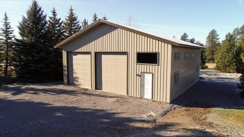 #10569 – 40X80X16 Garage | Steel Structures America