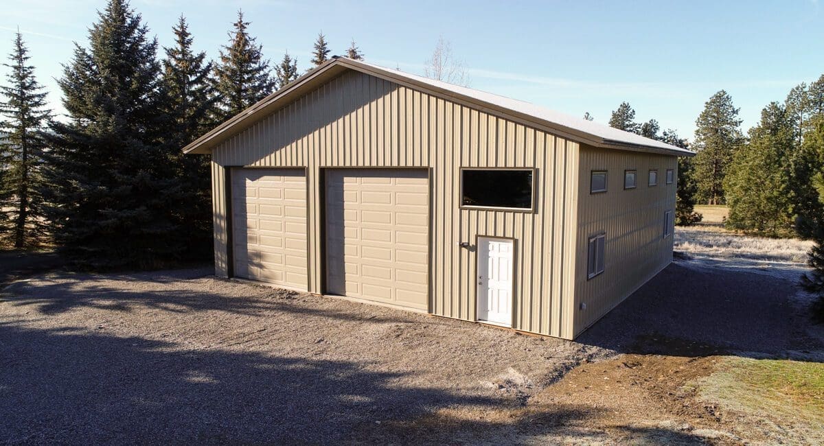 #10569 – 40X80X16 Garage | Steel Structures America