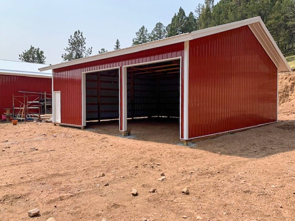 #10473 – Nine Mile Falls, WA – Pole Building | Steel Structures America