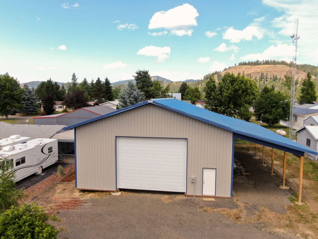 10589 – Woodin – 40x60x16 – St Maries, ID | Steel Structures America