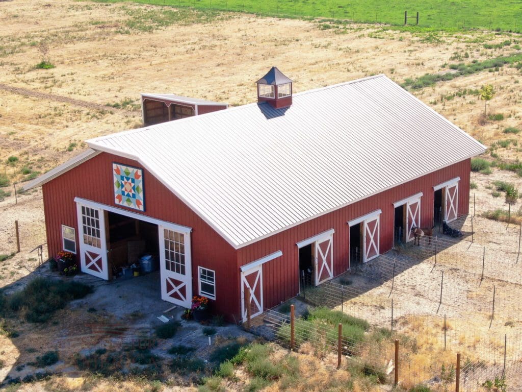 10658-Marx-Pole-Building-Goat-Farm | Steel Structures America