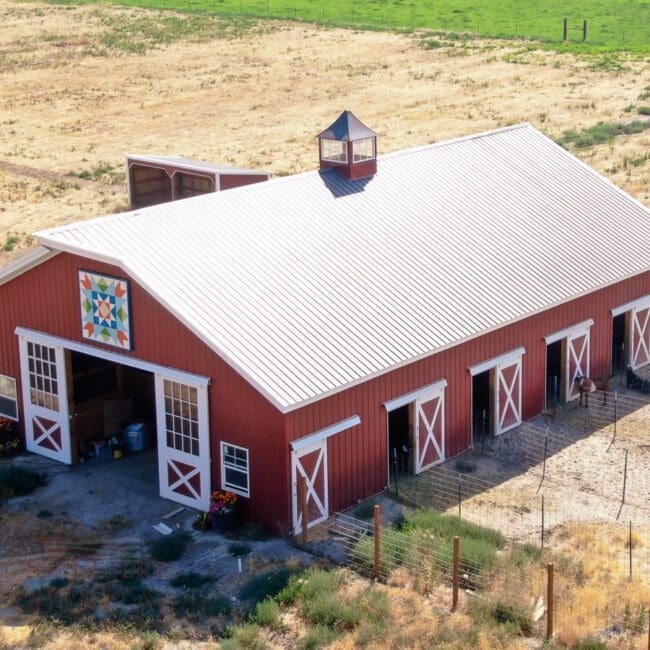 10658-Marx-Pole-Building-Goat-Farm | Steel Structures America