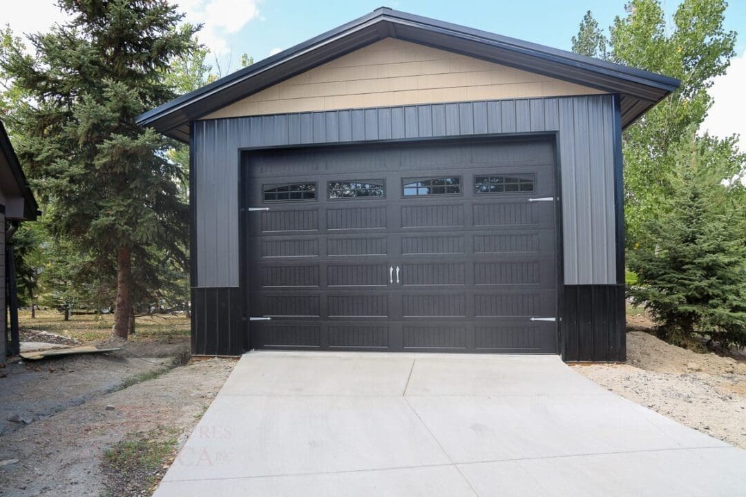 #10712 – Custom 24x36x14 Garage – Arvada, Colorado | Steel Structures America