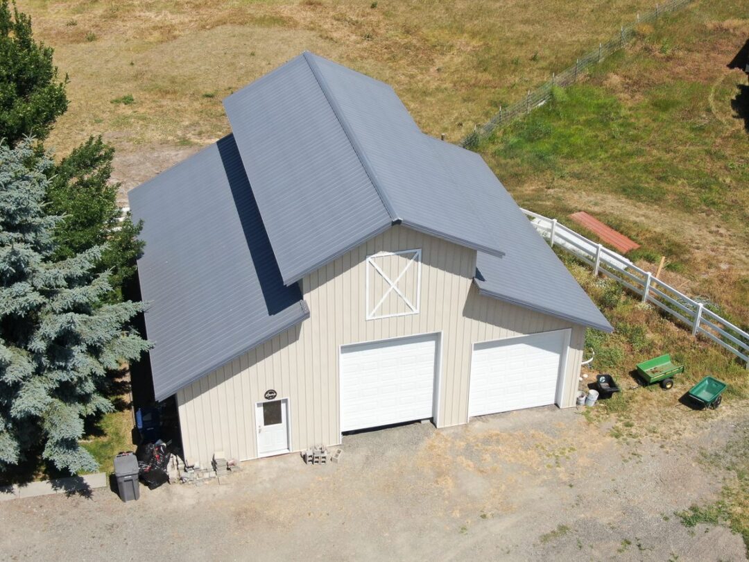 10838 – Kristi Baumman – 36x36x12 Steel Structure – Ellensburg, Washington | Steel Structures America