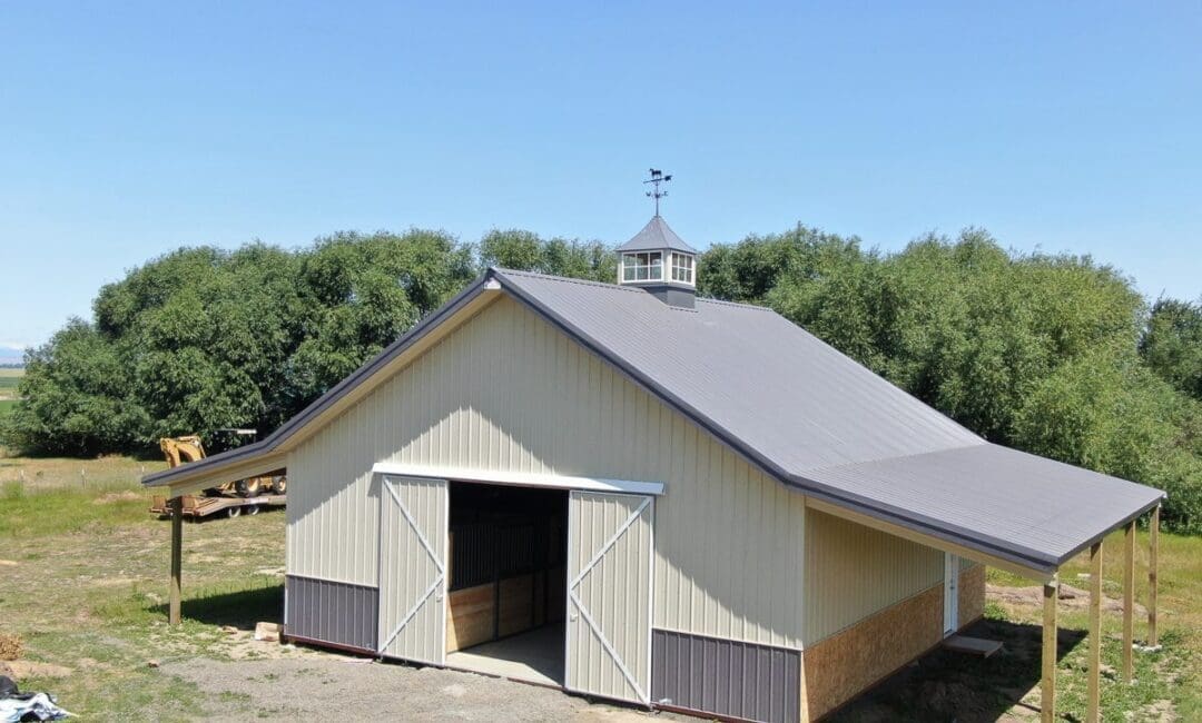 10838 – Kristi Baumman – 36x36x12 Steel Structure – Ellensburg, Washington | Steel Structures America