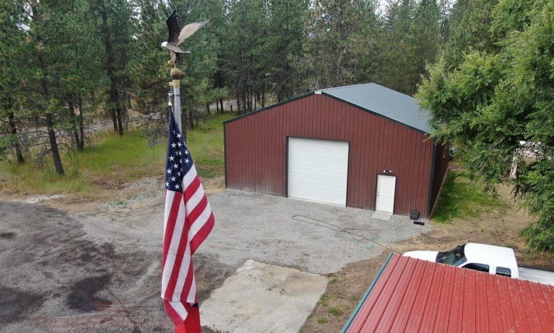 #10878 – 40x40x14 – Colbert, Washington | Steel Structures America