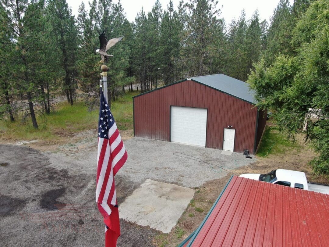 #10878 – 40x40x14 – Colbert, Washington | Steel Structures America