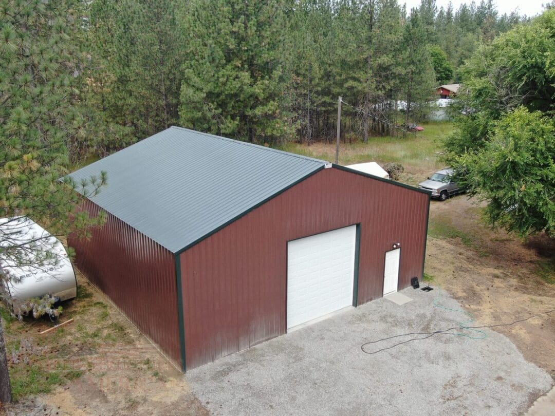 #10878 – 40x40x14 – Colbert, Washington | Steel Structures America