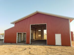 Cheyenne 5 Stall Barn | Steel Structures America