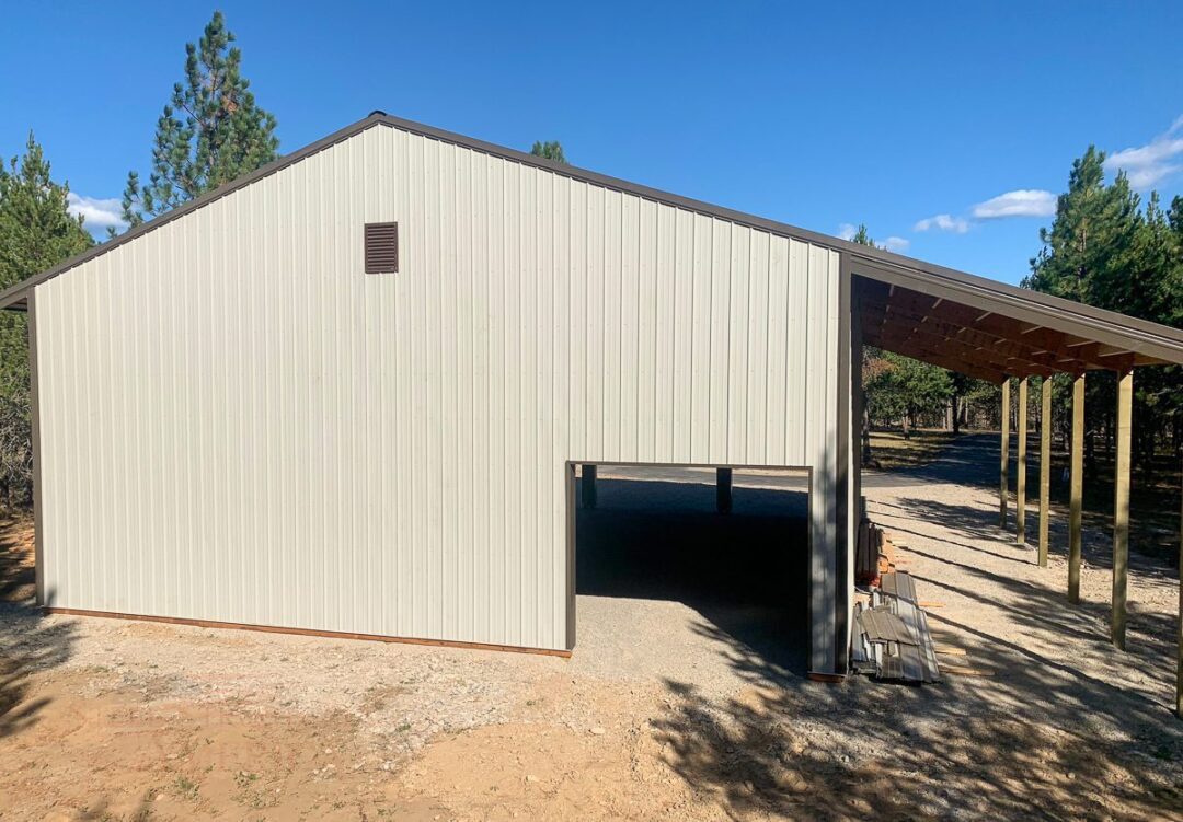 #11760 – 40x50x16 RV & Boat Storage – Athol, Idaho | Steel Structure America