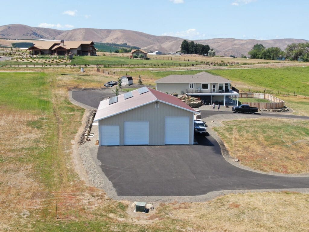 7859 – Mike McDonald – 36x36x16 – Ellensburg | Steel Structures America
