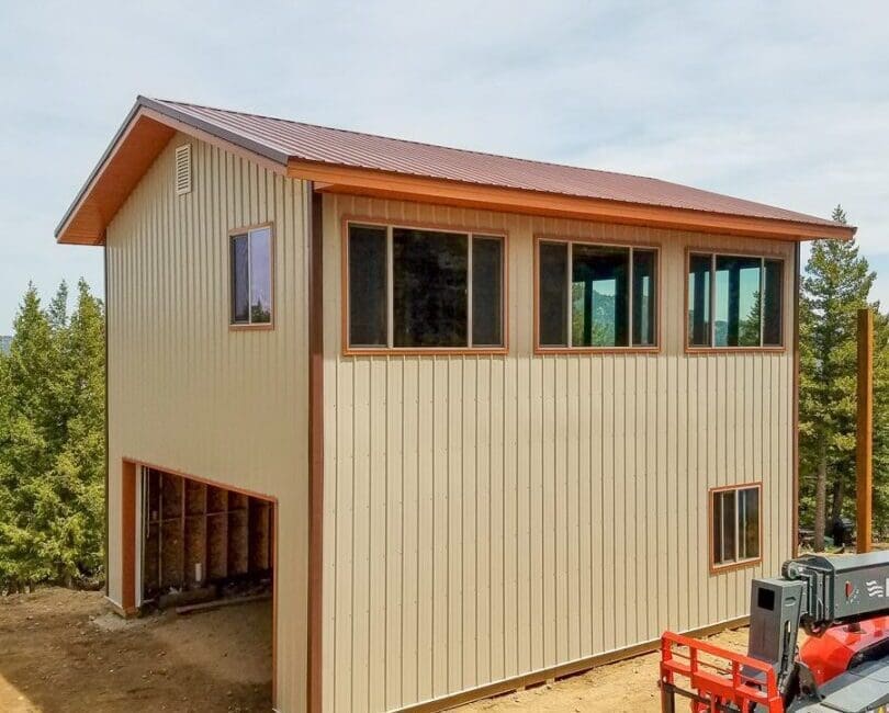 8499 Villani – 24x30x20 2 Story Garage with Living Quarters- Golden, CO | Steel Structures America