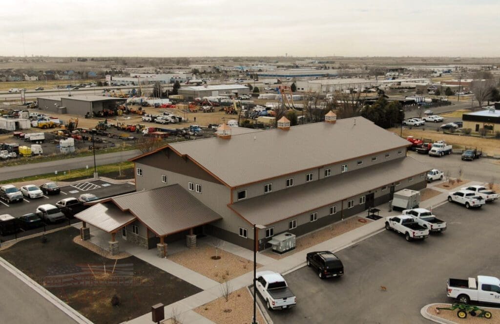 9087 EZ-Excavating longmont Colorado Post Frame Office | Steel Structures America