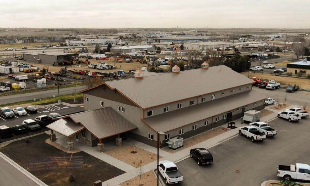 9087 EZ-Excavating longmont Colorado Post Frame Office | Steel Structures America