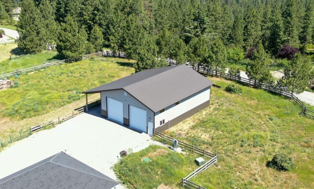 #9132 – Tim Leake – 36x48x14 – Post Falls, Idaho | Steel Structures America