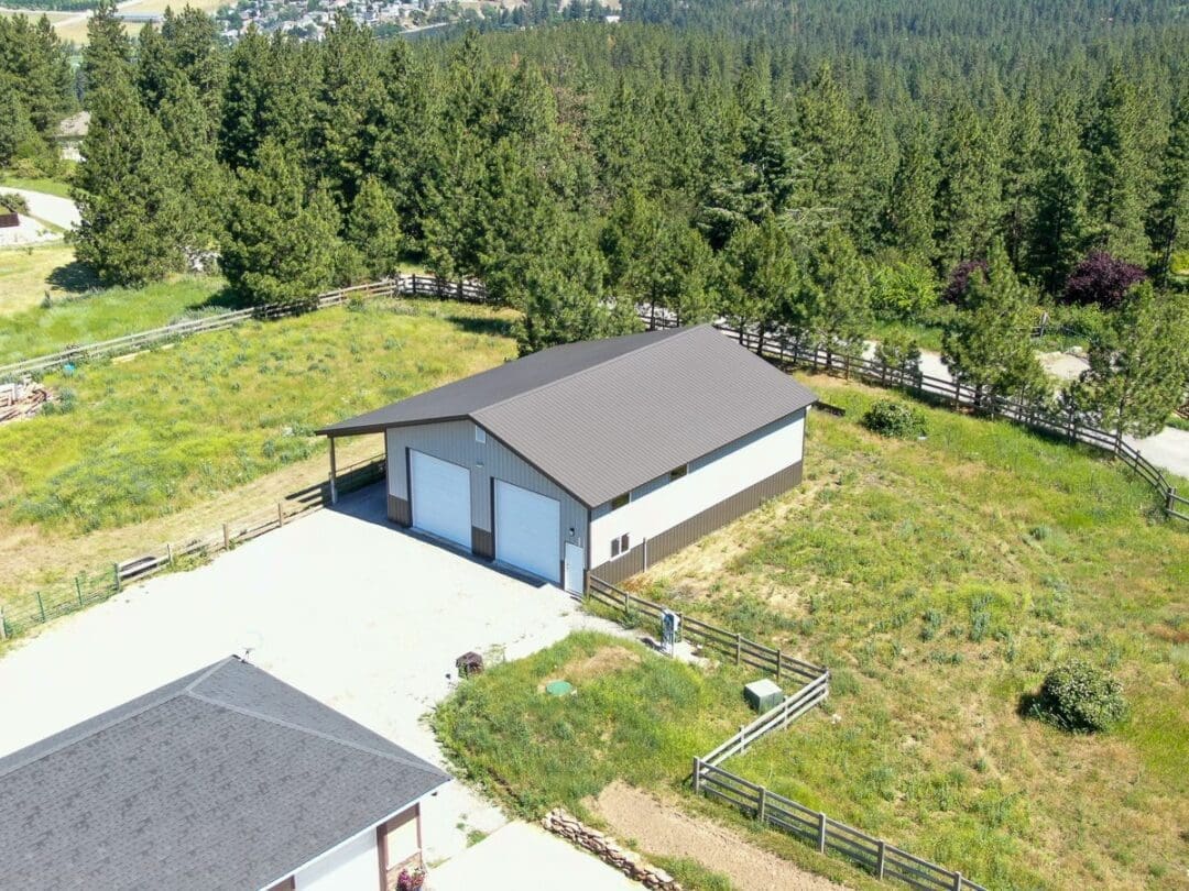 #9132 – Tim Leake – 36x48x14 – Post Falls, Idaho | Steel Structures America