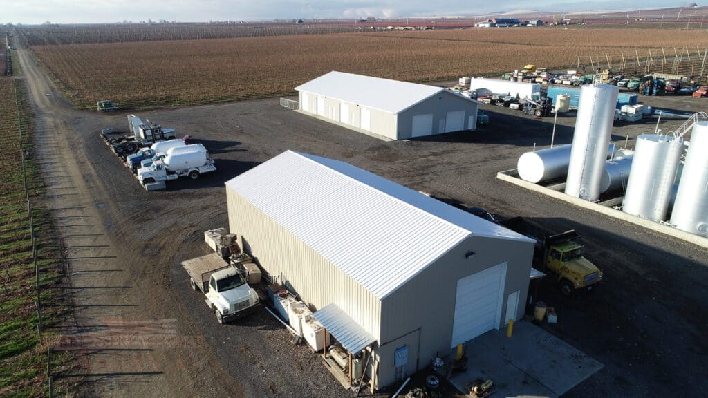 9447 34x62x16 Steel Structure Richland, Washington | Steel Structures America