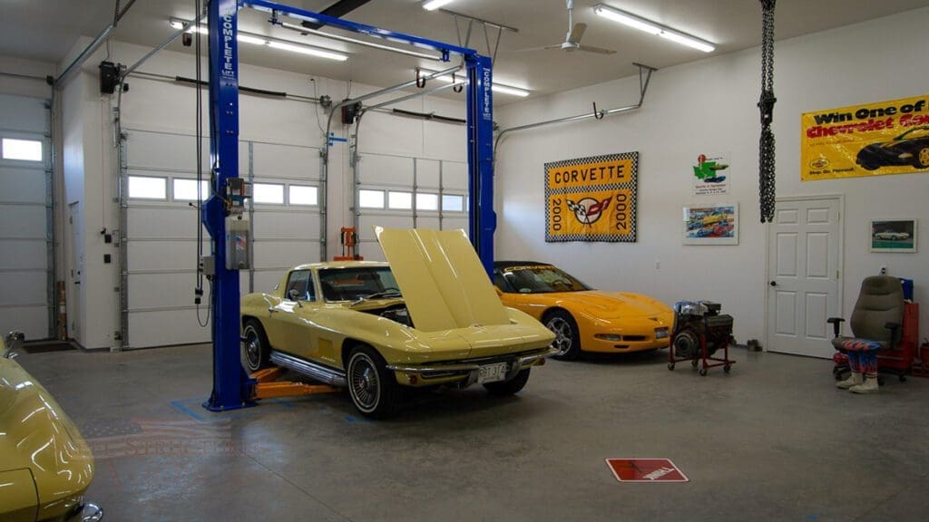 #9490 – Corvette Garage – Post Falls, ID | Steel Structures America