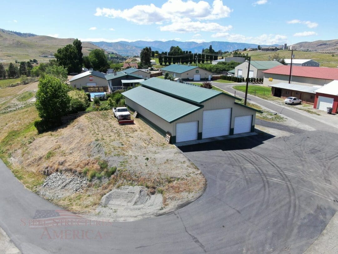 9816 – 40x72x14 Chelan Shop | Steel Structures America