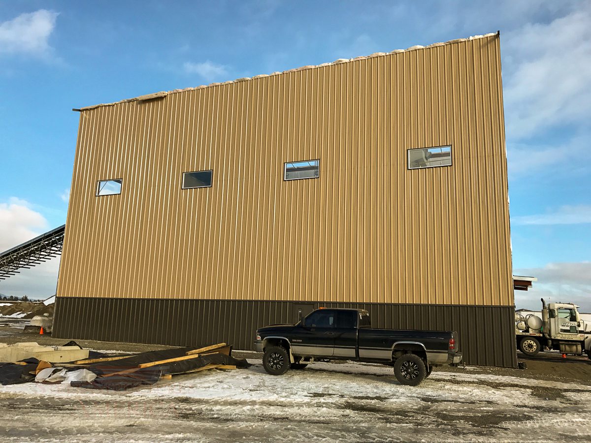 CDA Redi Mix All Steel Batch Cover | Steel Structures America