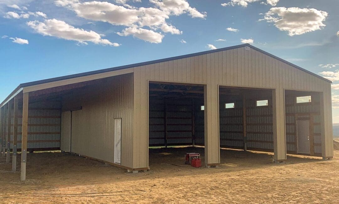 #11529 – 40x48x14 w/14x48x10 lean-to | Steel Structures America
