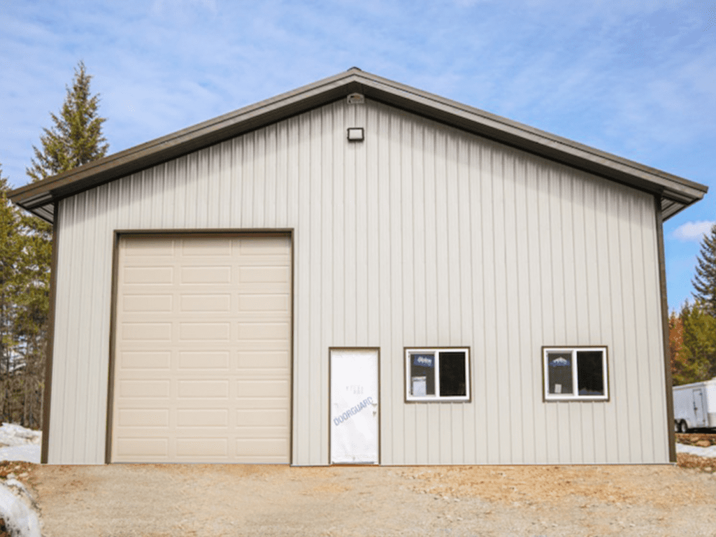 13082 40 x 60 x 16 3 Car Garage in Rathdrum Idaho Steel Structures America