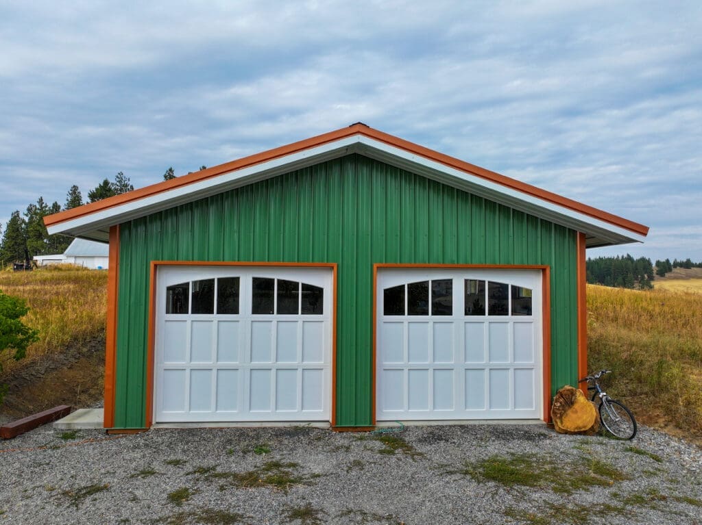Custom Shop with Double Overhead Doors