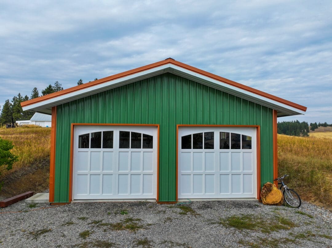 Custom Shop with Double Overhead Doors