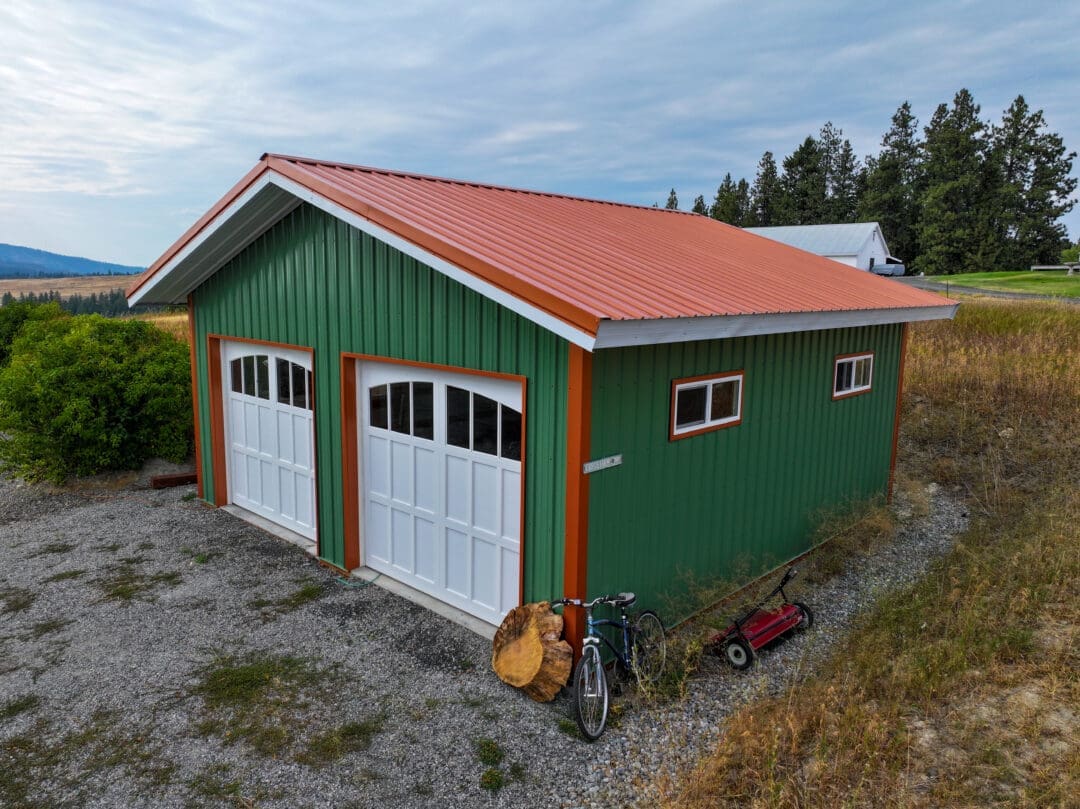 Custom Shop with Double Overhead Doors