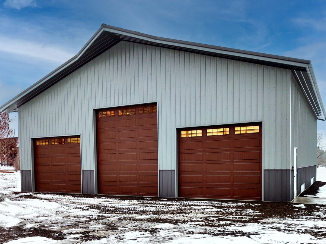Steel Structures America constructed a 13449 square foot pole building garage in Naches, WA, featuring a durable steel frame. With a size of 48 x 50 x 16 feet, this spacious garage provides ample storage space for vehicles, tools, and equipment, making it an ideal solution for residential or commercial use.