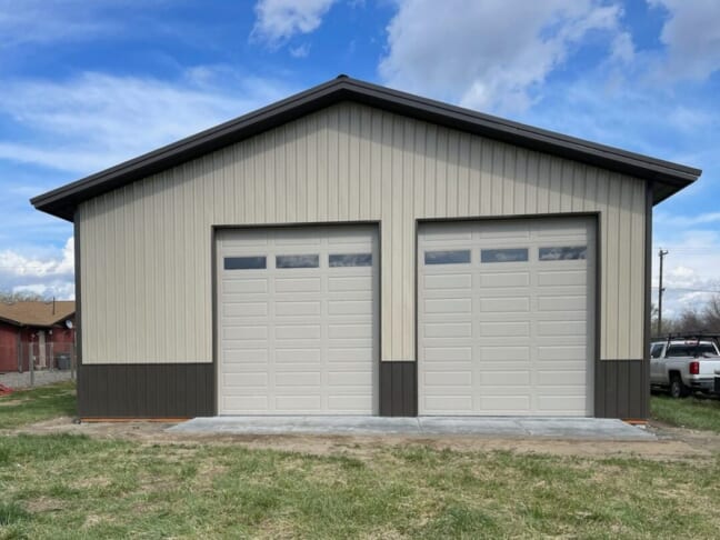 13382 40 x 60 x 16 Pole and Metal Building Kennewick, WA Steel