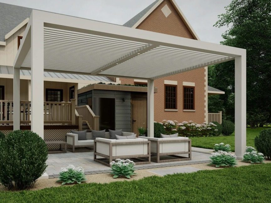 Aluminum Pergolas | Steel Structures America