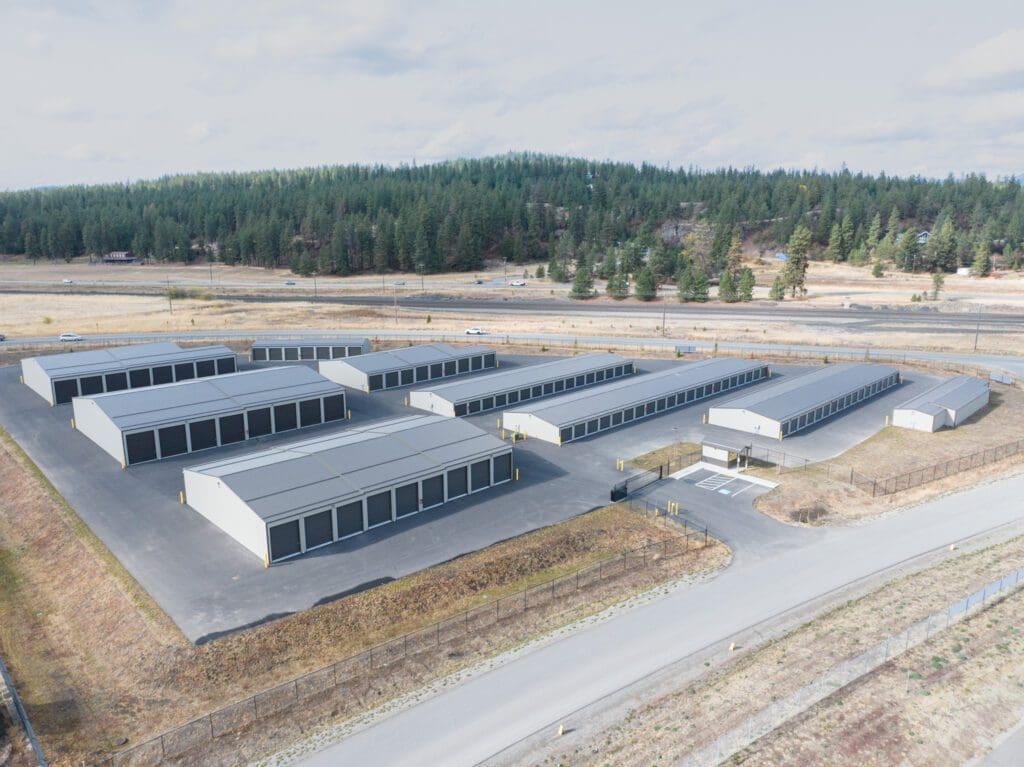 Corn Maze Storage in Post Falls Idaho Facility Photo Exterior All Buildings